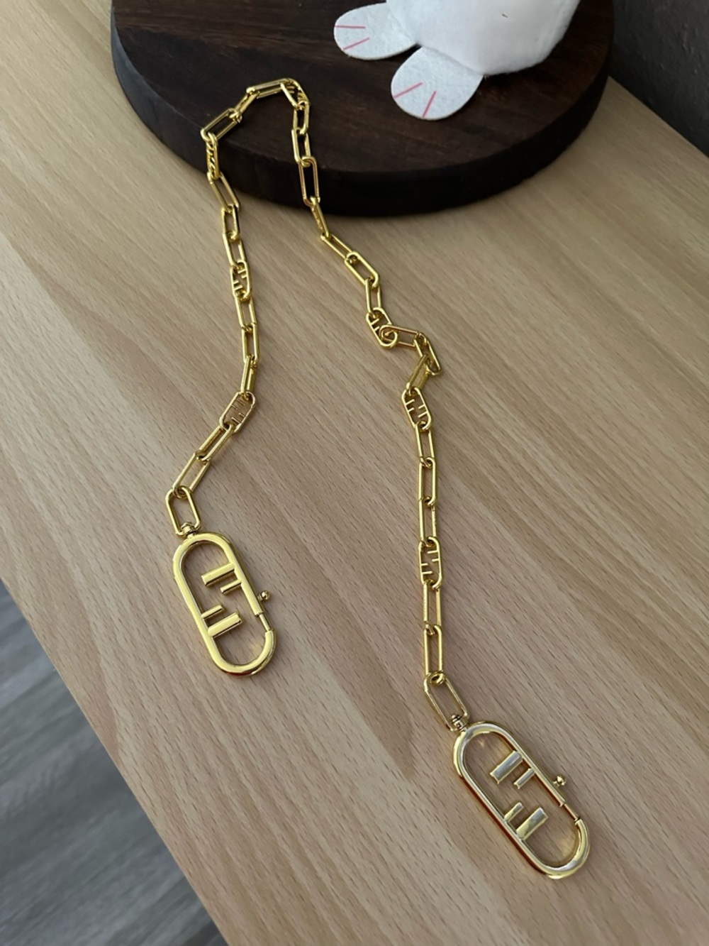 Elegant chain handbag strap/belt